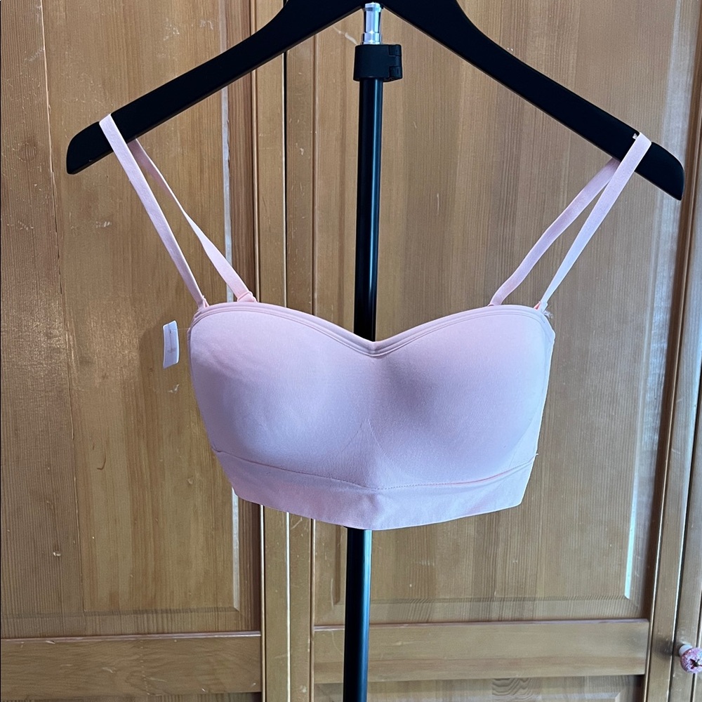 Gilligan & O'Malley Peach Multi-way Sports Bra Bandeau